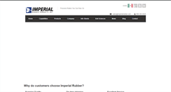 Desktop Screenshot of imperialrubber.com